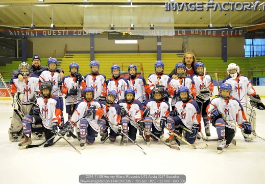 2014-11-09 Hockey Milano Rossoblu U12-Aosta (10-4)